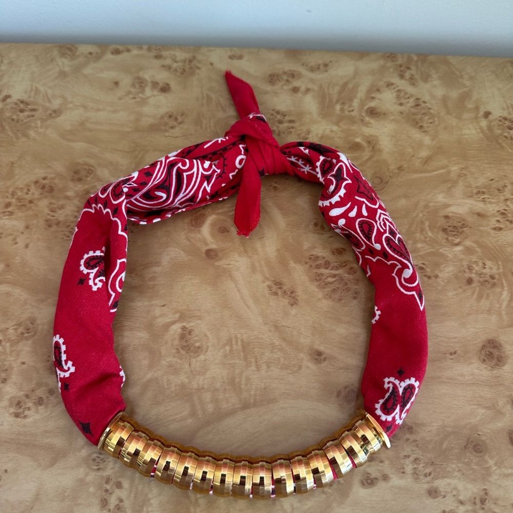 Red and Gold Women's Necklace